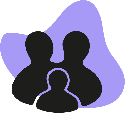 An illustration of a family